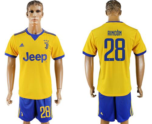 Juventus #28 Rincon Away Soccer Club Jersey